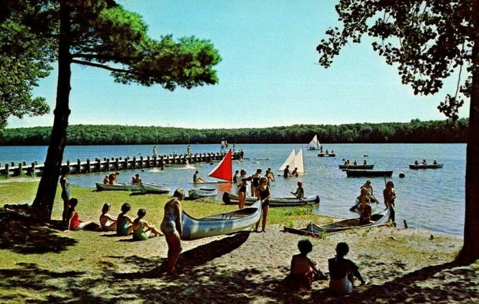 Camp Emery YWCA - Old Postcard View (newer photo)